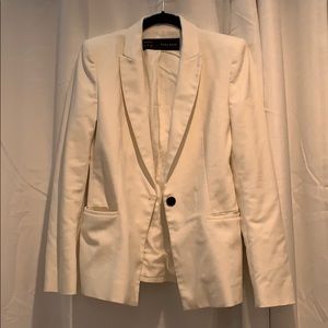 Zara white blazer
